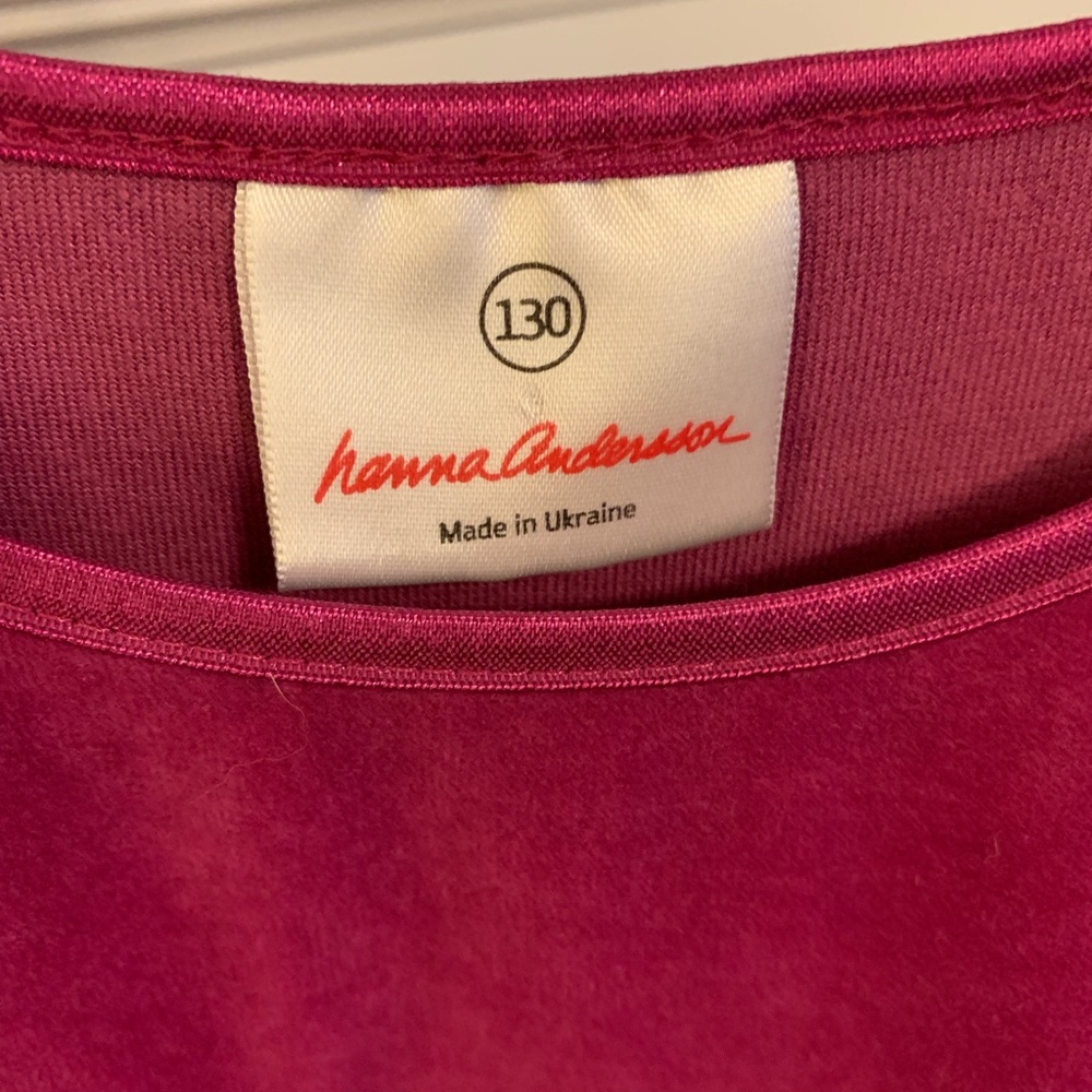 🎄Beautiful Hanna Andersson purple dress, 130 (7-10) - Picture 2 of 6